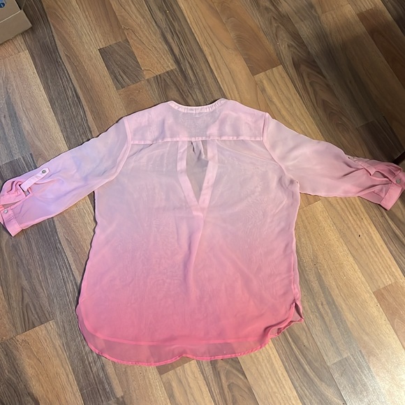 Denver Hayes pink see through blouse - Picture 3 of 3